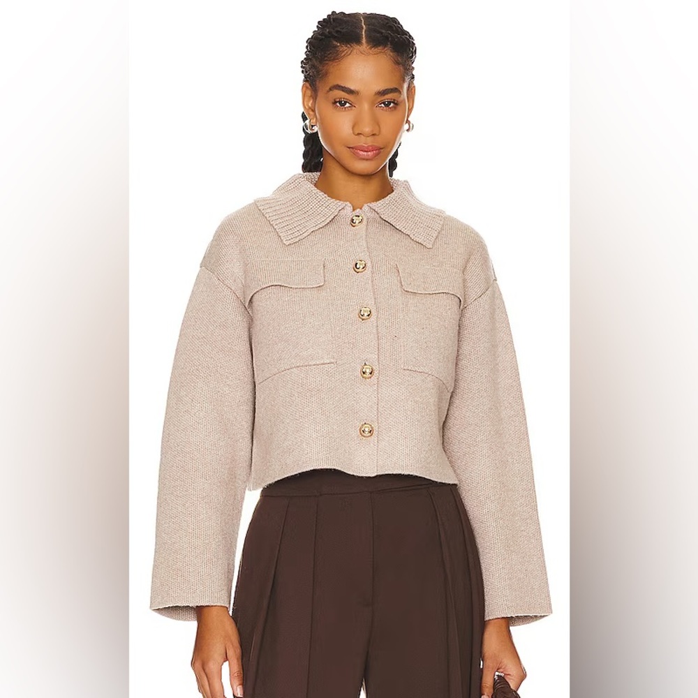 L'Academie Jacket in Dark Beige